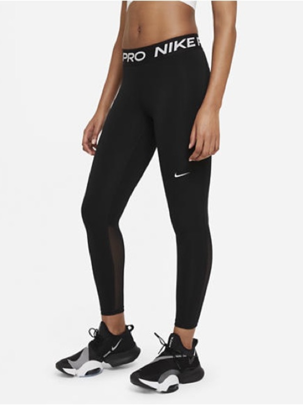 Nike Pro Black Dri Fit Leggings Compression Workout Gym Athletic Pants Small